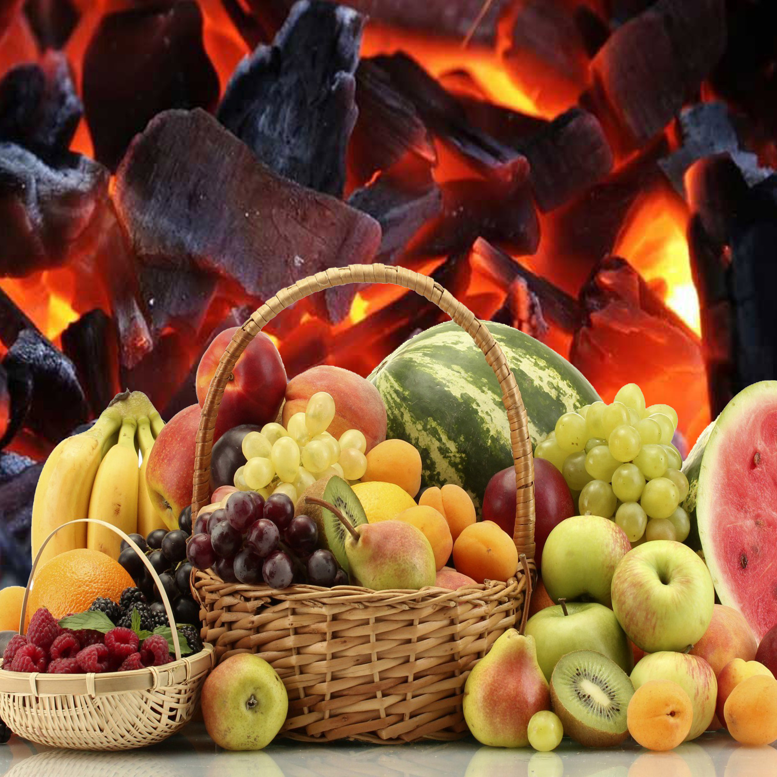 انواع میوه , سیب , انگور , شلیل , هندوانه , خربزه , فروش ذغال ,  ,  بازرگانی توحید , tohid ganbary